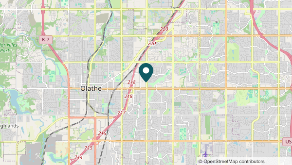 Map of Olathe, Olathe service area