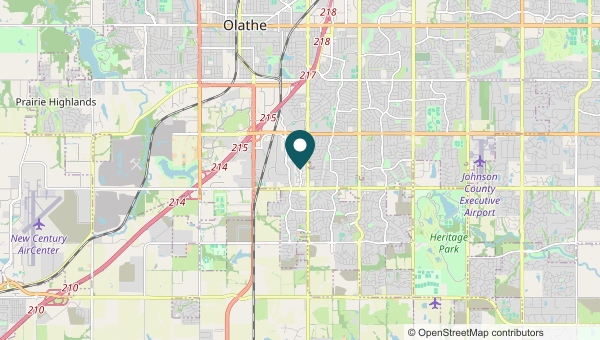 Map of Olathe, Olathe service area